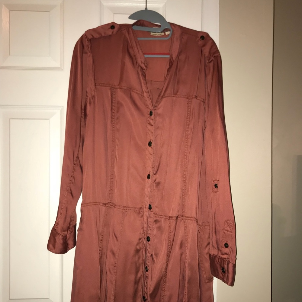 Anthropologie Lightweight Jacket in Salmon Sz  12